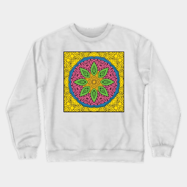 Circle Mandalas 166 (Style:9) Crewneck Sweatshirt by luminousstore